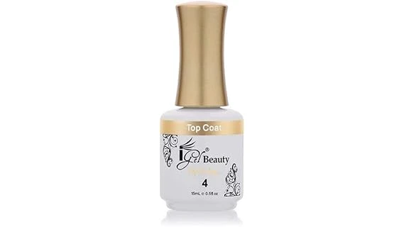The image shows a luxurious bottle of premium gel or dip nail powder, highlighting the top expensive option.