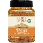 The image shows a small pile of vibrant yellow spice, the most expensive yellow spice.