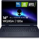 This image shows a sleek, high-performance gaming laptop, likely one of the most expensive options.