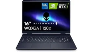This image shows a sleek, high-performance gaming laptop, likely one of the most expensive options.