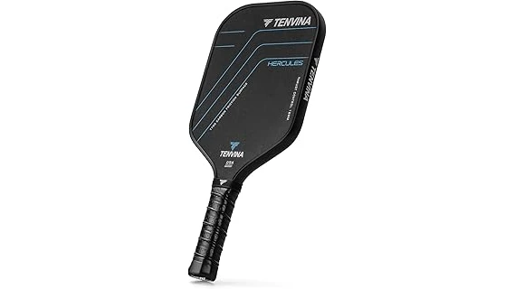 The image shows a collection of high-end pickleball paddles, hinting at an exploration of whether expensive ones are worth it.