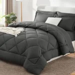 This image shows a luxurious bed with a premium bedding set featured in the Top 10 Most Expensive Bedding Sets.
