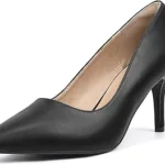 The image shows a glamorous display of several exquisite black high heels, hinting at the top ten most expensive options.
