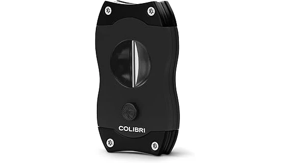 The image shows a luxurious cigar cutter, likely a top contender for most expensive.
