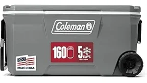 The image shows an assortment of high-end coolers, representing the Top 10 Most Expensive Cooler Brands.