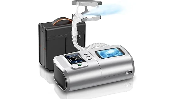This image shows a selection of advanced CPAP machines, highlighting top choices for expensive models.