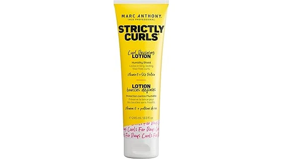 The image shows luxurious curly hair products, part of a collection of top expensive curly hair items.