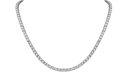 The image shows a stunning diamond chain, likely from the Top 10 Most Expensive Diamond Chain collection.