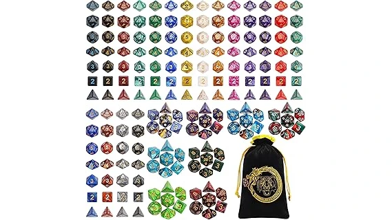 The image shows a luxurious, ornate dice set, part of the Top 10 Most Expensive Dice Set.