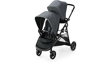 This image shows a luxurious and spacious double stroller, perfect for navigating the Top 10 Most Expensive Double Stroller list.