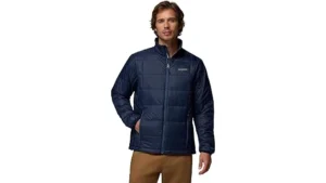This image shows a luxurious, plush down jacket, perfect for a feature on top expensive brands.