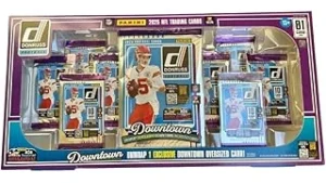 The image shows a highly valuable football card, likely among the Top 10 Most Expensive Downtown Football Card.