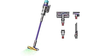 The image shows a selection of luxurious vacuum cleaners, hinting at the Top 10 Most Expensive Dyson Vacuums.