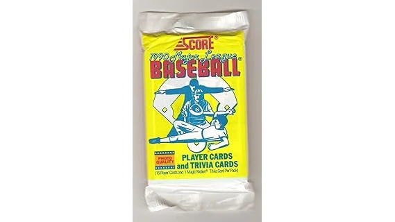 The image shows a rare, valuable baseball card featuring baseball player Frank Thomas, part of a top ten list.