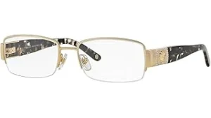 The image shows a close-up of luxurious eyeglasses, hinting at the Top 10 Most Expensive Glasses Brands.