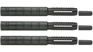 This image shows a collection of sleek, high-end golf shafts, highlighting expensive options for the discerning golfer.