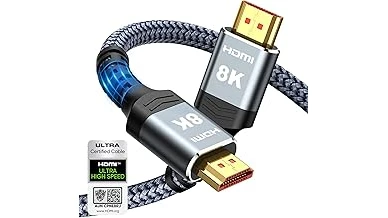 The image shows a selection of premium HDMI cables, highlighting the most expensive options.