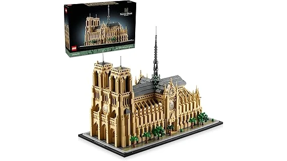 The image shows a detailed, massive replica of a famous starship, a top contender in expensive building sets.