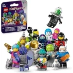 The image shows a rare, valuable collectible character from an exclusive building toy series.