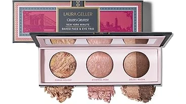 The image shows a luxurious makeup palette featuring sparkling eyeshadows, part of the Top 10 Most Expensive Makeup Palettes feature.