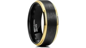 This image shows a close-up of a luxurious male wedding ring, a featured example from the Top 10 Most Expensive Male Wedding Rings list.