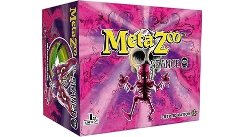 The image shows a rare Metazoo card, a prominent contender for the top 10 most expensive.