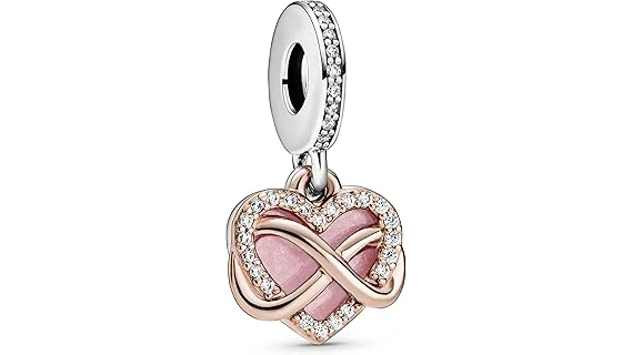 The image shows a dazzling collection of precious metal charms, highlighting the most expensive jewelry.