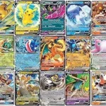 The image shows a collage of rare and custom-designed cars inspired by popular Pokemon characters.