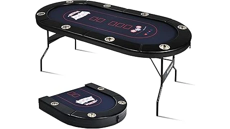 The image shows an elaborate, custom-made poker table, likely a contender for the top 10 most expensive.