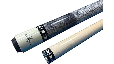 The image shows a collection of ornate and luxurious pool cues, hinting at the most expensive pool sticks.