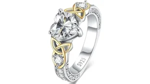 This image shows a stunning diamond engagement ring, a top contender in expensive rings for her.