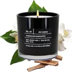 The image shows luxurious scented candles, highlighting top picks from an expensive collection.