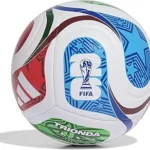 The image shows a shimmering, jewel-encrusted soccer ball, a prime example of the most expensive soccer balls ever made.