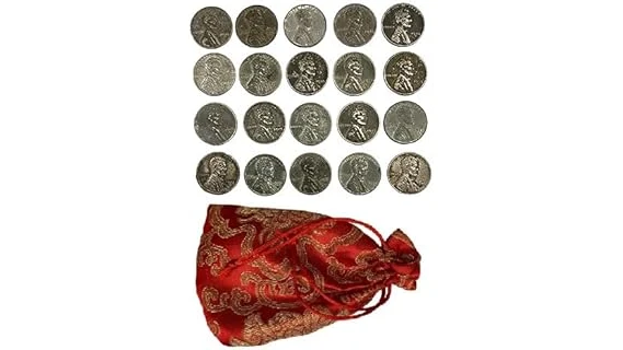 This image shows a close-up of an extremely rare and valuable steel penny, likely a contender for the most expensive.