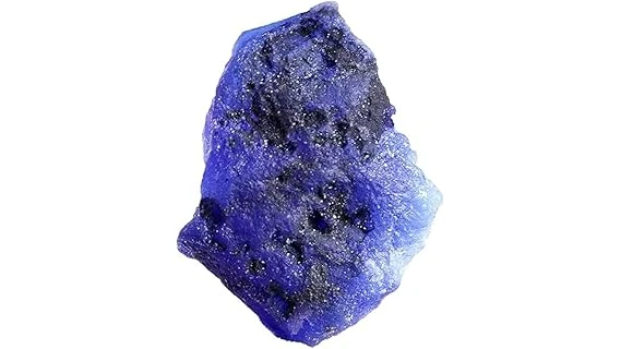 The image shows a captivating deep blue sapphire, a top contender among expensive stones.