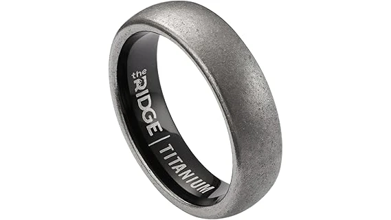 The image shows a close-up of several elegant titanium rings, perfect for a list of the most expensive options.