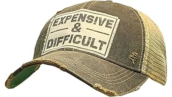 The image shows a curated collection of stylish trucker hats, highlighting top expensive options.