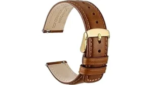 The image shows a luxurious gold watch band, part of a collection for the Top 10 Most Expensive Watch Bands.