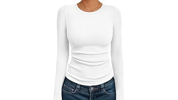 This image shows a luxurious white dress shirt, highlighting its premium fabric and craftsmanship for a top 10 list.