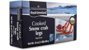 The image shows a luxurious platter with the top 4 most expensive crab legs, ready to be enjoyed.